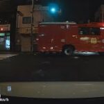 【野田レスキューの動画】緊急出動！梯子車・救急車・パトカー