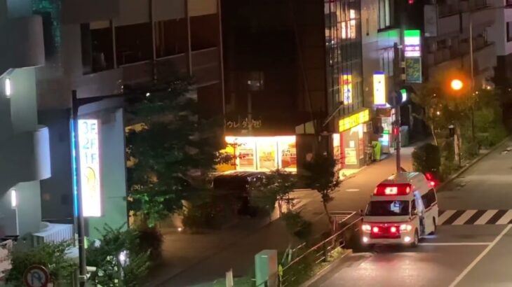 救急車　搬送先が見つからず30分以上待機。。緊急出動！！緊急走行　#新宿　 #東京消防庁 #救急車　#緊急搬送 #緊急出動