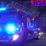 ST.V KEMIUHELD hovedstadens beredskab brandbil i udrykning Feuerwehr auf Einsatzfahrt 緊急走行 消防車