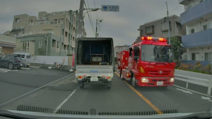 東京消防庁　消防車緊急走行　Tokyo Fire Department Fire Truck Emergency Run