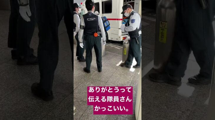 救急車　緊急走行　緊急出動　精鋭部隊　救助　救助のスペシャリスト#緊急出動　#緊急走行#新宿 #東京消防庁 #トライハート　ありがとうございますと伝える隊員さん#緊急搬送