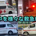 【緊急走行】救急車が札幌の雪道を走り続ける‼︎(血液運搬車も…)吹雪でも路面凍結でも…(最後にスタック・事故車)