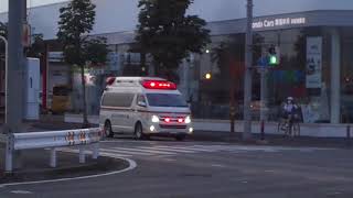 伊勢崎市消防本部　西分署　一般受傷事案　救急車緊急走行