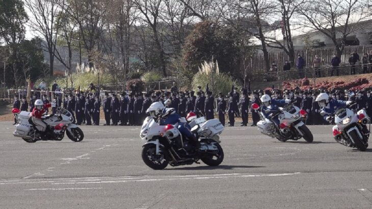 2023 視閲式！！！埼玉県警が誇る精鋭白バイ8台による圧巻の走行パフォーマンス！！！