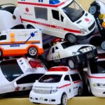 救急車にパトカーのミニカーが坂道を緊急走行テスト | Ambulances Police Car! Emergency driving test