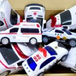 救急車とパトカー 緊急走行テスト| Ambulances and police cars run on the slopes! Emergency driving test