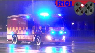 ST.C ABA (NYTÅR) hovedstadens beredskab brandbil i udrykning Feuerwehr auf Einsatzfahrt 緊急走行 消防車