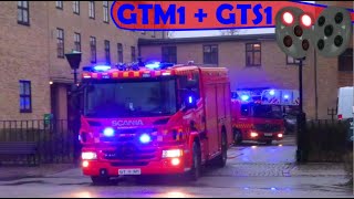 ST.GT ABA SKOLE beredskab øst brandbil i udrykning Feuerwehr auf Einsatzfahrt 緊急走行 消防車