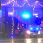 ST.HV ILD CONTEINER hovedstadens beredskab brandbil i udrykning Feuerwehr auf Einsatzfahrt 緊急走行 消防車