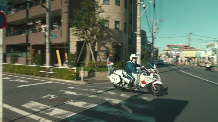 警視庁　白バイ隊　横断歩行者等妨害等違反の瞬間　はたらくバイク　緊急走行　一瞬の出来事　#japanesepolice　#policemotorcycle　#trafficviolation