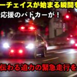 【新宿でカーチェイスが始まる！】緊迫感の伝わる迫力の緊急走行ですぐに応援のパトカーが駆けつける！！