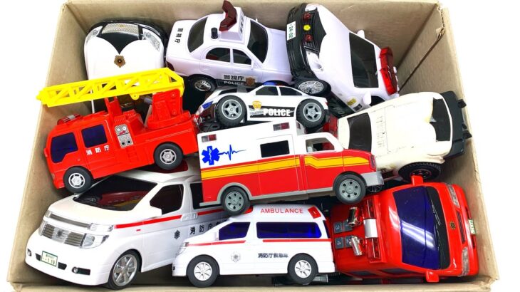 パトカー 救急車 消防車 サイレン鳴らして坂道走行【緊急車両】Police Car, Ambulance and Fire Engine Emergency Vehicle Siren
