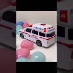 救急車！パトカー！箱から出動します★緊急走行テスト！坂道を走る Police Car andAmbulance