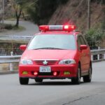 【緊急走行】篠栗町消防団 ポンプ積載車・支援車