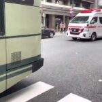 京都市消防局 キャラバン 救急車 緊急走行