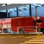 【江東区出火報】海岸沿いで火災が発生！！消防車が大量集結！船堀化学、船堀1任務は安全管理！！#緊急走行 #東京消防庁 #消防車 #ポンプ車 #災害 #救急車