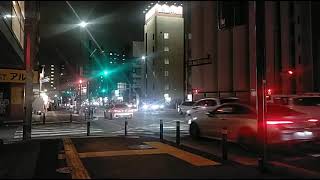 福岡市早良区パトカー緊急走行 (2023年3月20日22時06分)
