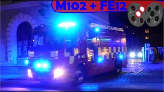 ST.F ABA PLEJEHJEM hovedstadens beredskab brandbil i udrykning fire truck respond 緊急走行 消防車