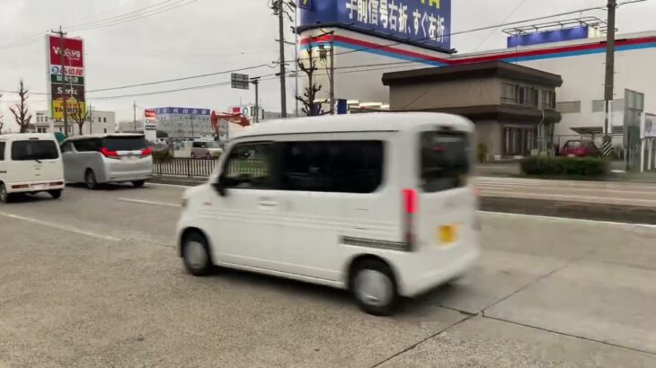 愛知県警所轄パトカー緊急走行