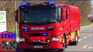 ST.ST ABA INSTITUTION frederiksborg brand & redning brandbil i udrykning fire truck respond 緊急走行 消防車