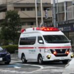 【緊急走行】茨木市消防本部　下穂積救急隊　車が多い中　イオンモール茨木の交差点を猛スピードで緊急走行