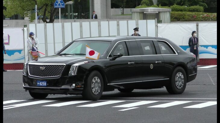 パトカー緊急走行【135】G7広島サミット　アメリカ大統領車列【Japanese Police car】