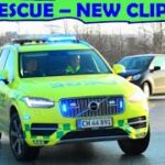 NEW CLIPS fire & rescue combivideo brandbil og ambulance i udrykning feuerwehr einsatzfahrt 緊急走行 消防車