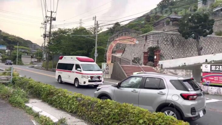 下関市消防局 救急車緊急走行 Shimonoseki City Fire Department ambulance in emergency running