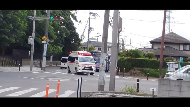 松戸市消防局　救急車緊急走行