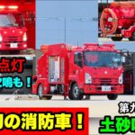 【日本初の消防車！】土砂吸引車がハイパーレスキューに！赤色灯点灯＆サイレン吹鳴も！