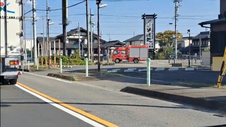 【緊急走行】丹羽広域事務組合消防本部　ポンプ車