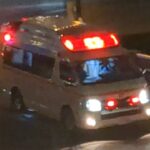 神戸市消防局 ポンプ付き救助車と救急車の緊急走行！！