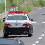 パトカー緊急走行で死亡交通事故現場に急行する 2023年6月4日 Police_car