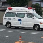 【緊急走行】なんとか見れた！高槻病院　ドクターカー　グランビア2B救急車