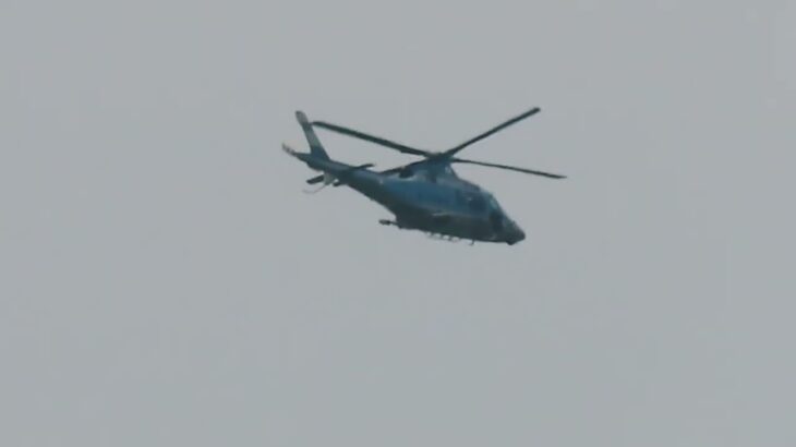 【緊急走行？】【5分】愛知県警察航空隊JA6922あかつき（Agusta A109E Power※A109／不安定）襲来2023年6月20日（火）【監視・迷惑飛行】