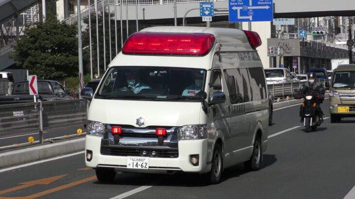 消防車緊急走行【668】大阪市消防局　住吉第２救急隊【Japanese fire enjine】