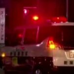 #942 新潟県上越市の国道の交差点、パトカーと軽自動車が衝突事故。パトカーは違反車両の追跡のため、緊急走行中にパトカー横転、警察官1人が頭を打ち病院搬送