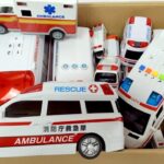 たくさんの救急車を箱にまとめ、坂道を走らせる！緊急走行｜ “Ambulance” Minicar runs in an emergency. Slope driving test