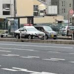 広島県警パトカー緊急走行！G7広島サミット中、規制渋滞かき分け現場へ！