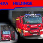 ST.HS ABA BEBOELSE gribskov beredskab brandbil i udrykning Feuerwehr auf Einsatzfahrt 緊急走行 消防車