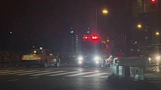 『マイクパフォーマンス凄い！』東京消防庁・ポンプ車。緊急走行シーン！