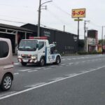 【緊急走行】三菱ふそうキャンター　レッカー車