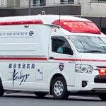 C-CABIN救急車緊急走行‼️越谷市消防局救急蒲生1‼️