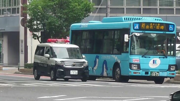 香川県警察 地域課ソリオパトカー緊急走行