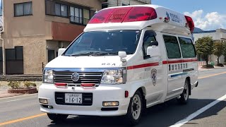 【緊急走行】2代目パラメディック救急車！患者搬送中の峡北消防本部韮崎消防署所属機！