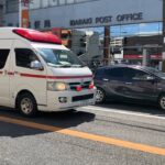 【緊急走行】ハーモニックサイレン吹鳴！北摂総合病院　2型HIMEDIC救急車
