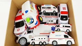 救急車のミニカー走る。緊急走行テスト。坂道走行 | Ambulance minicar runs in an emergency.