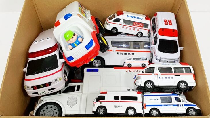 救急車のミニカー走る、緊急走行テスト、坂道走行！ Ambulance minicar runs on a slope! Emergency driving test