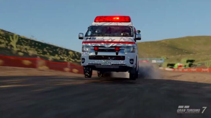【GT7】もしも救急車がラリーコースを緊急走行したら… #gt7 #ps4 #ps5