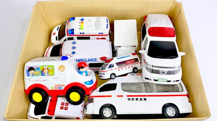 救急車のミニカー緊急走行テスト☆坂道走行サイレンチェック！！ambulance minicar